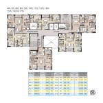  4sight-superia 4Sight Superia Cluster Plan from 4th to 17th Floor