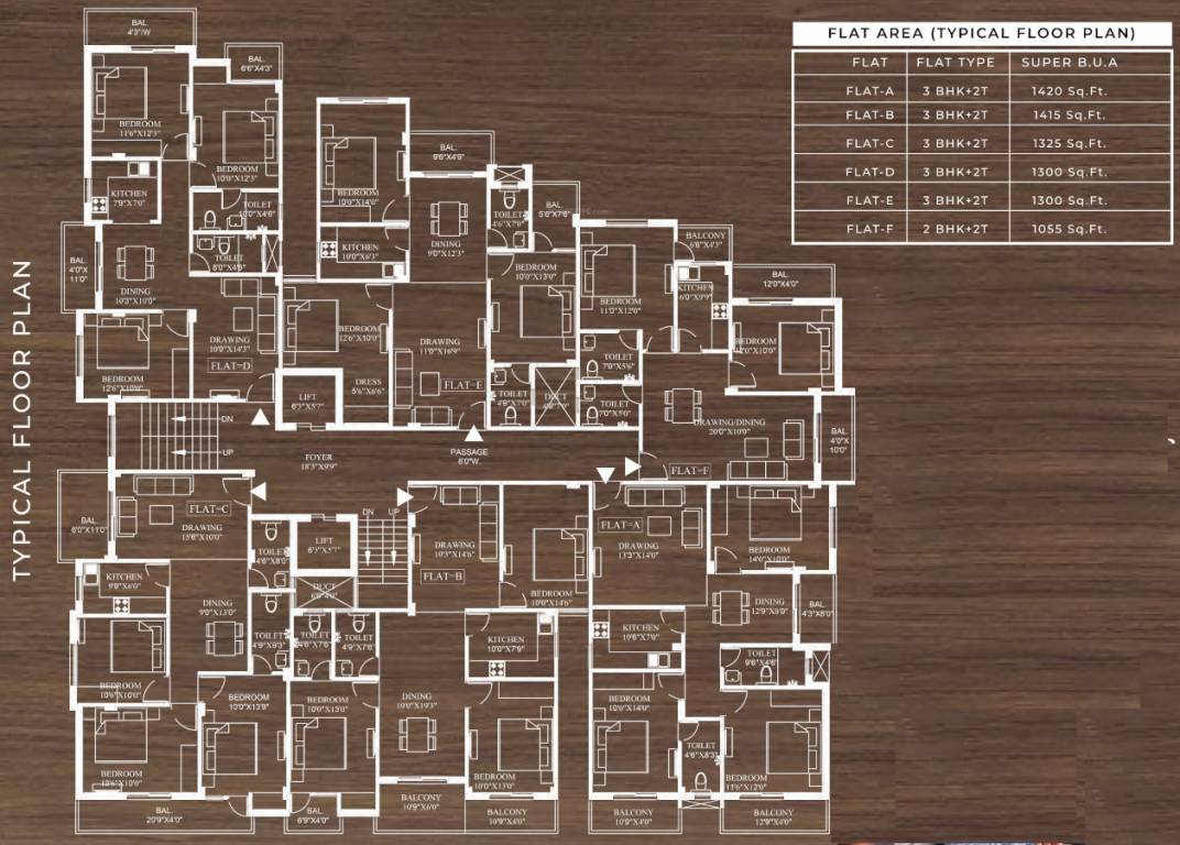 elite enclave Elite Enclave Typical Cluster Plan