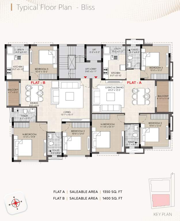  pearl and bliss Bliss Typical Cluster Plan