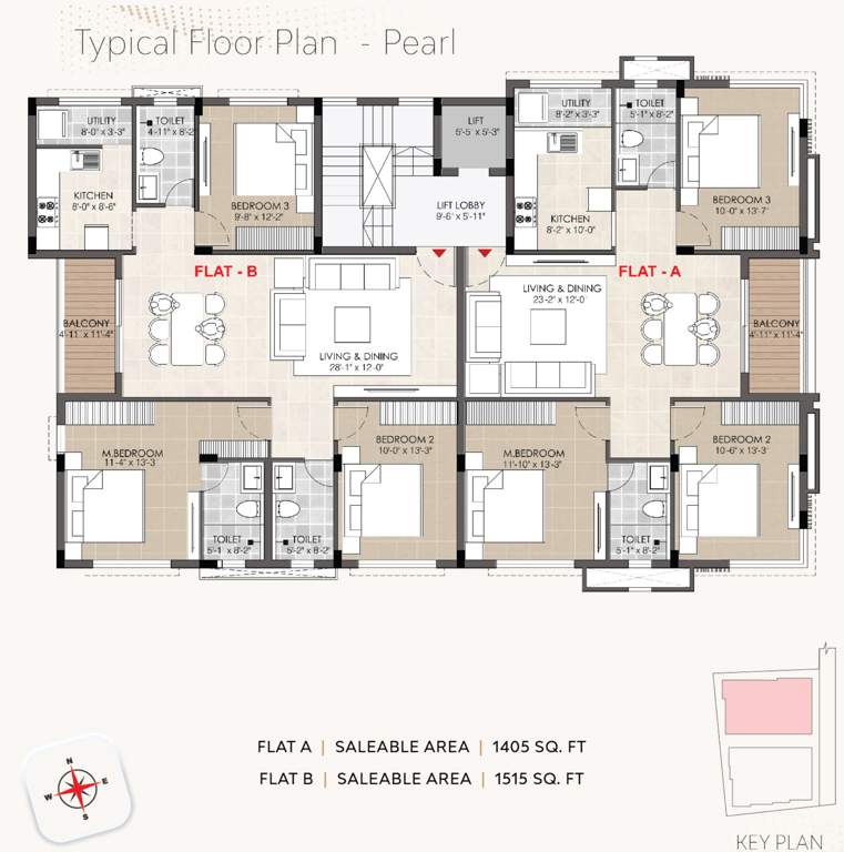  pearl and bliss Pearl Typical Cluster Plan