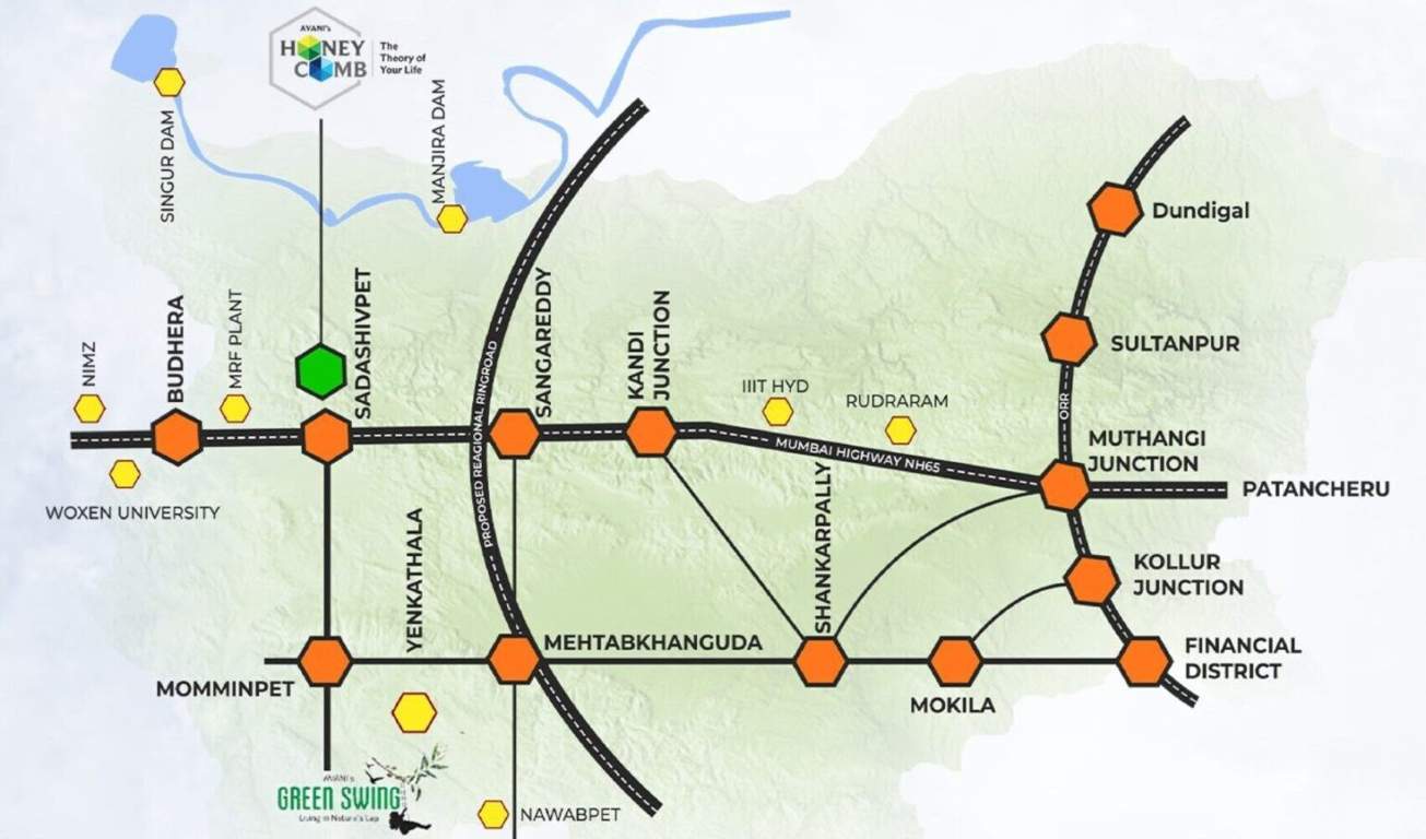  honeycomb Location Plan