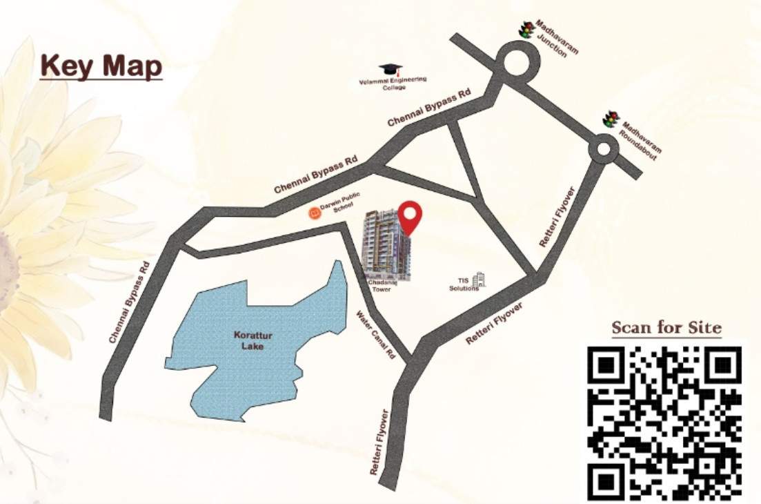  chandana towers Location Plan