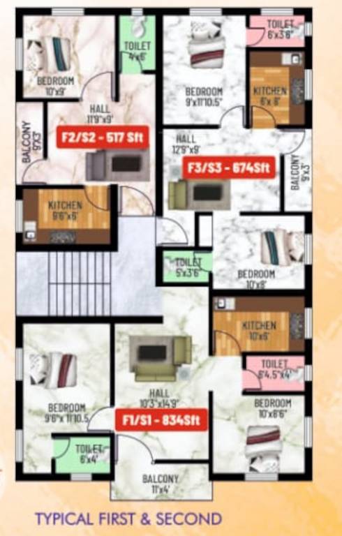  frida Frida Cluster Plan For Typical Floor Plan