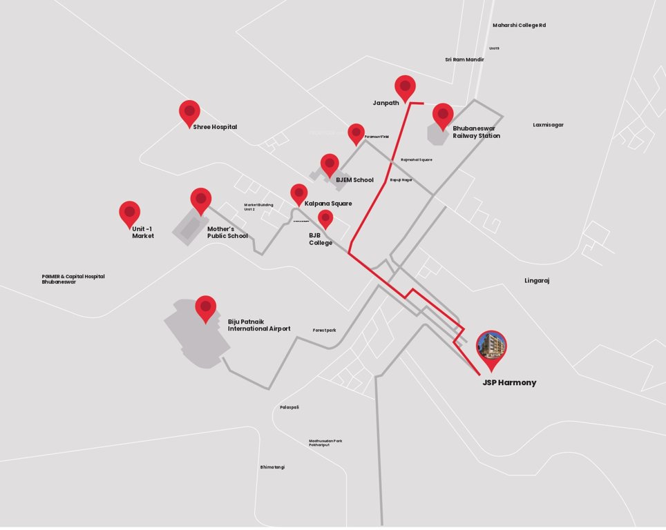  jsp harmony Location Plan