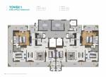 Block 01 Tower 01 Cluster Plan from 1st to 16th Floor  vallum Block 01 Tower 01 Cluster Plan from 1st to 16th Floor
