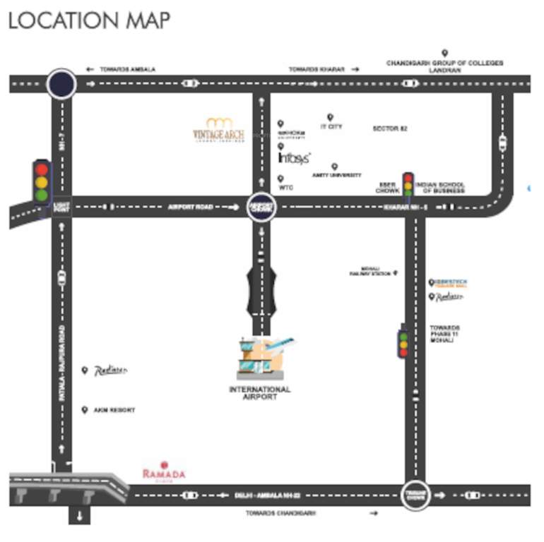  vintage arch Location Plan