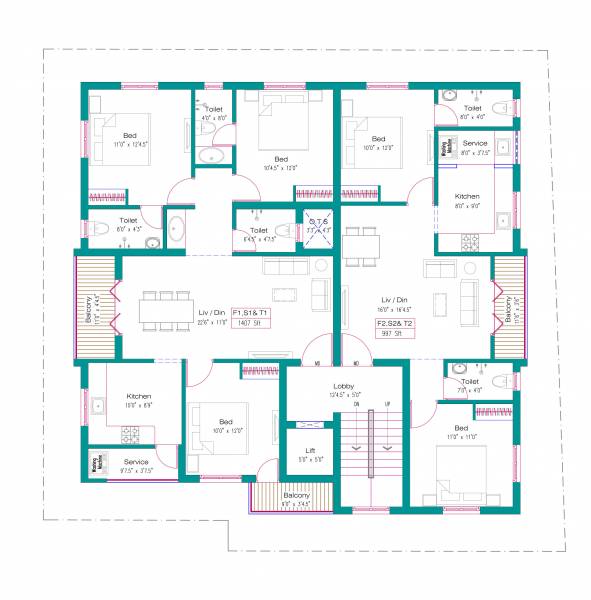  arul-neri-nagar Arul Neri Nagar Cluster Plan from 1st to 3rd Floor