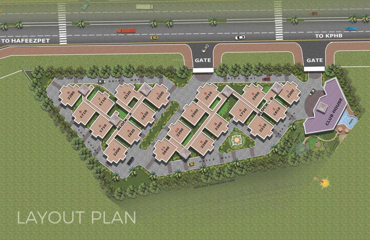  fortune heights Layout Plan