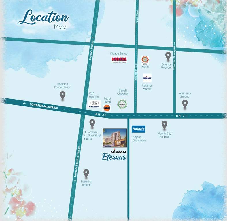  mivaan eternus Location Plan