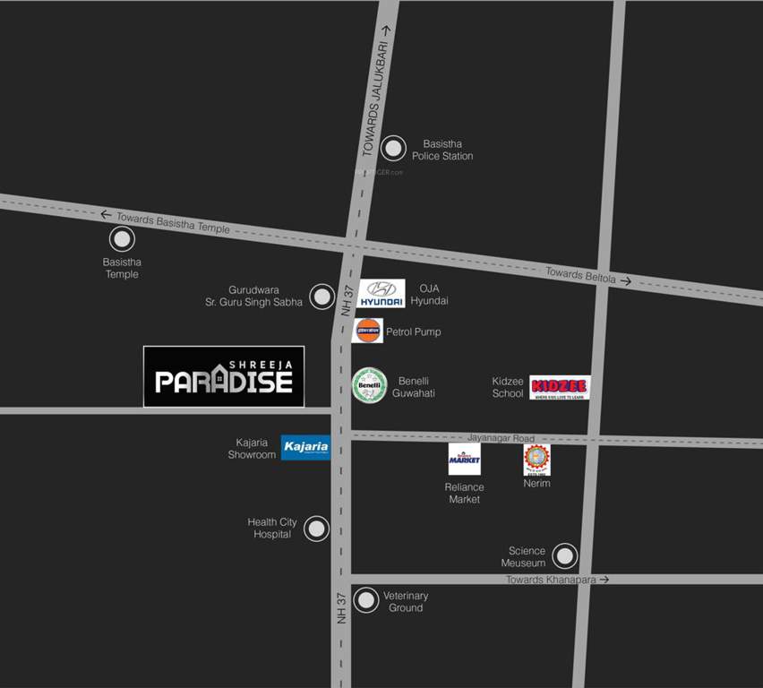  paradise Location Plan