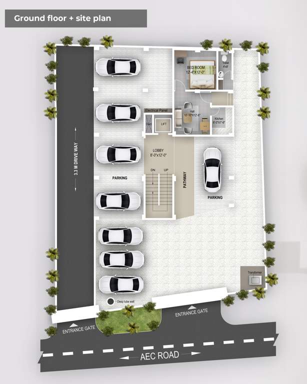  the aikya green The Aikya Green Cluster Plan for ground Floor