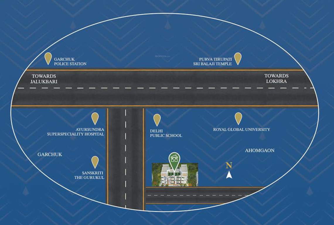 ratna villa Location Plan