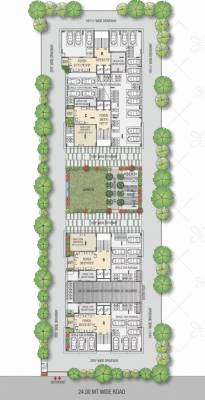  texas-repose Block A,B,C,D Cluster Plan For Ground Floor
