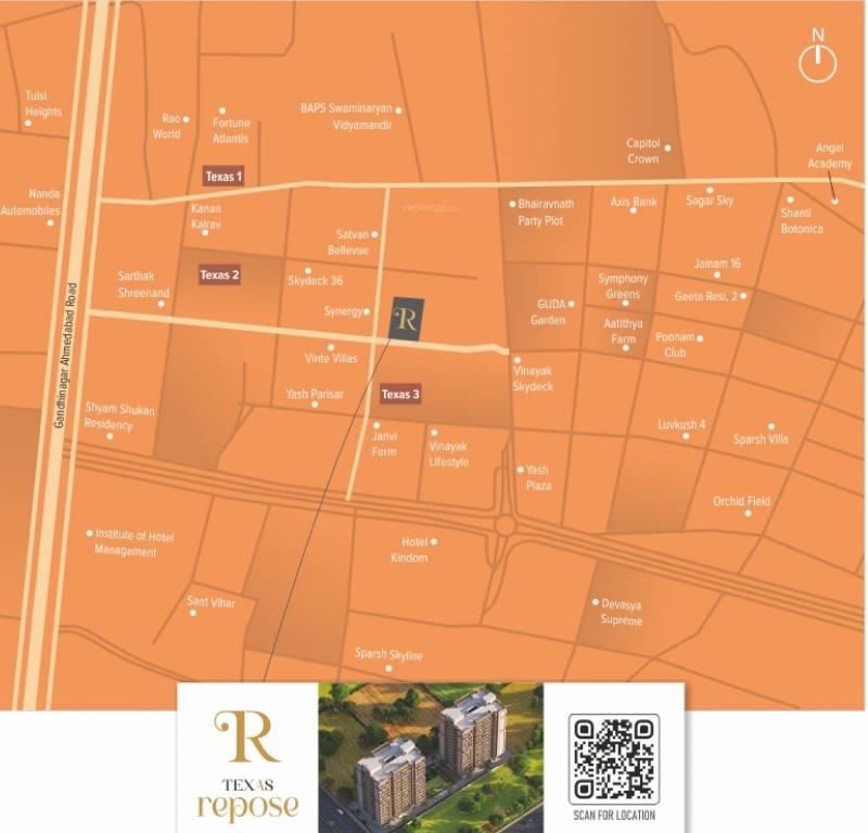  texas repose Location Plan