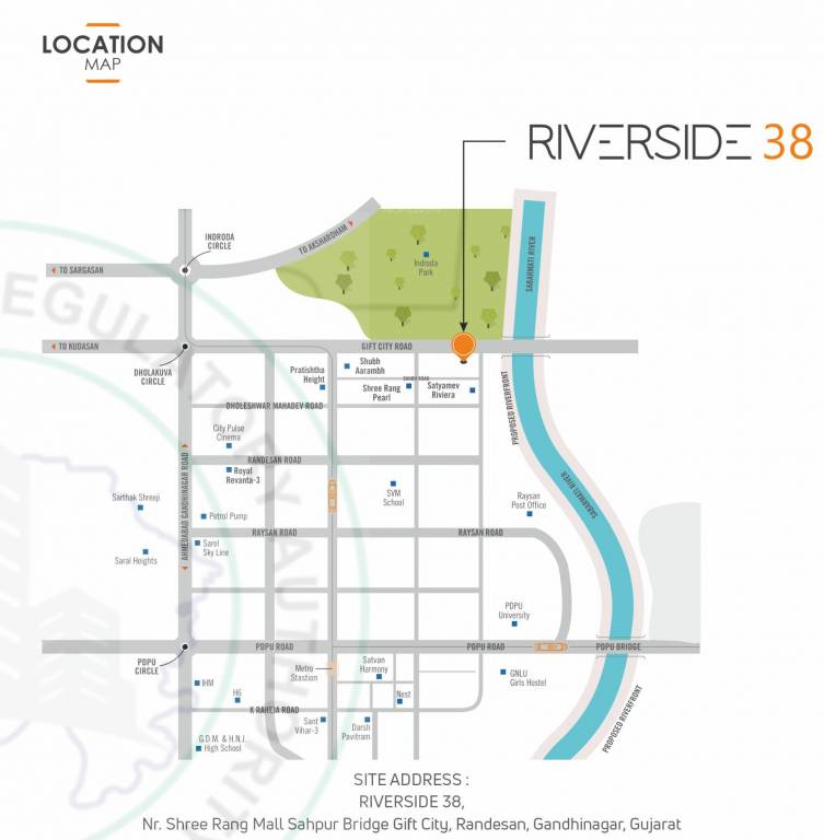  riverside 38 Location Plan