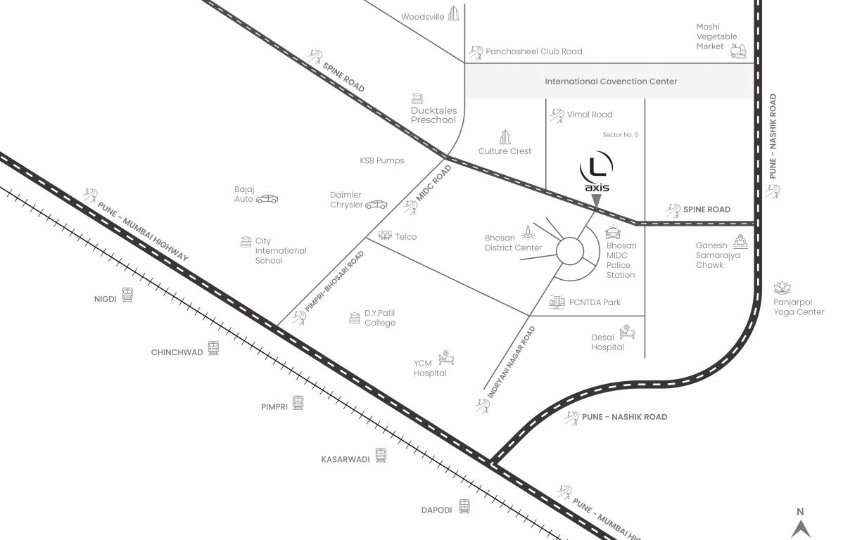  l axis phase iii cluster b Location Plan