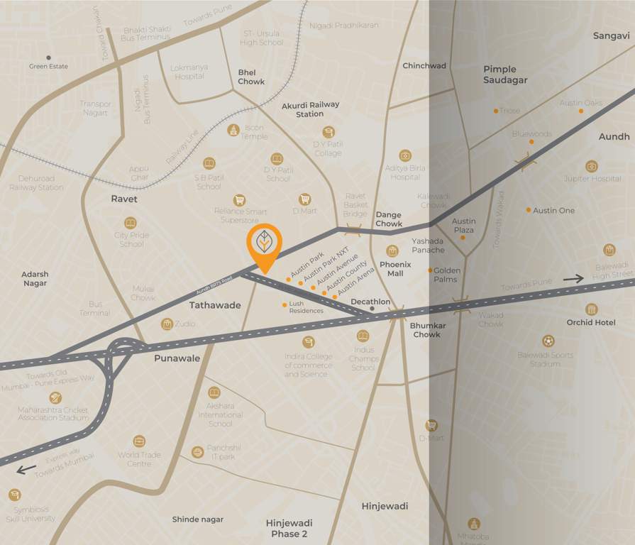  austin yana Location Plan