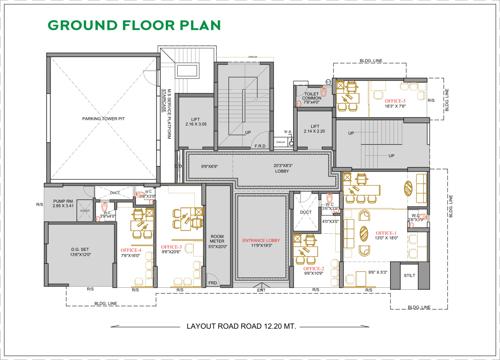  rajanigandha-chsl Rajanigandha CHSL Cluster Plan for Ground Floor