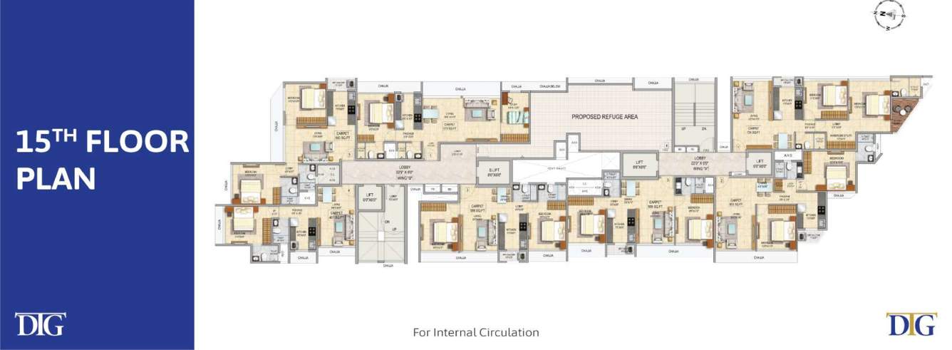  dtg avenue 68 Wing A Cluster Plan