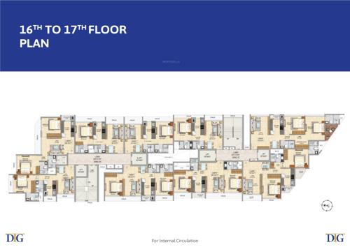  dtg-avenue-68 Wing B Cluster Plan from 16th to 17th Floor