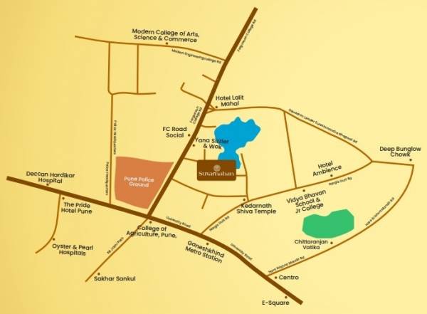  suvarnaban Location Plan