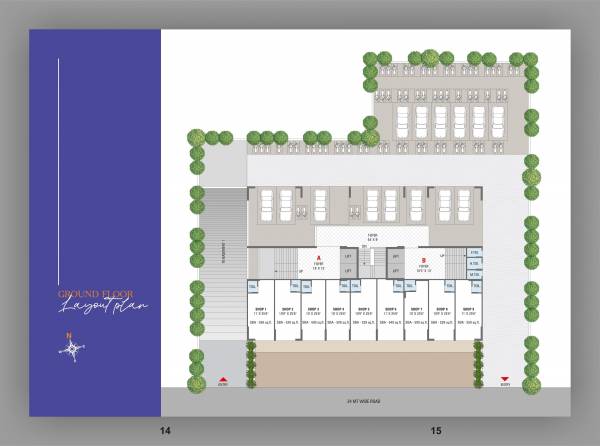  iris Block A And Block B Cluster Plan for ground Floor