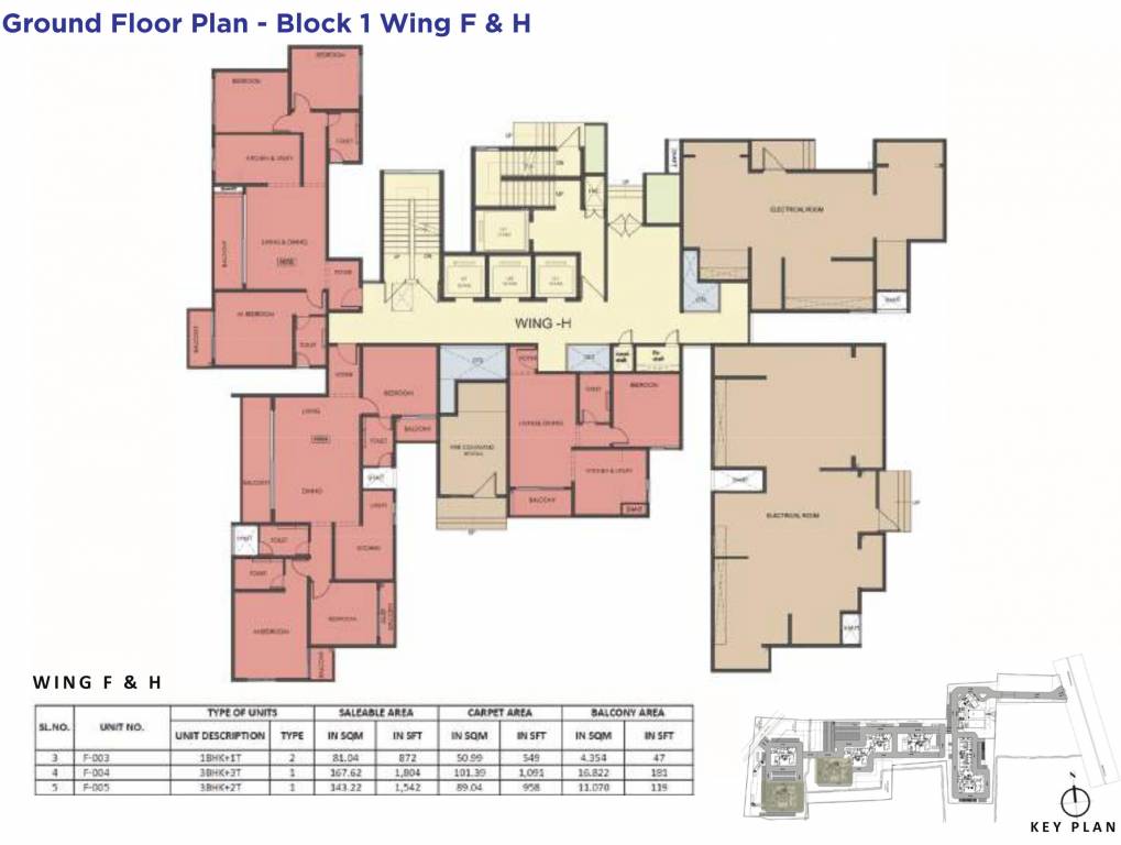  lumina Tower A Wing B Ground Cluster Plan