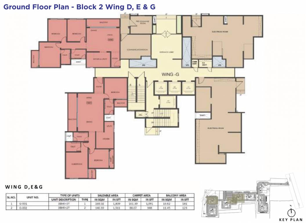  lumina Tower B Wing D Ground Cluster Plan