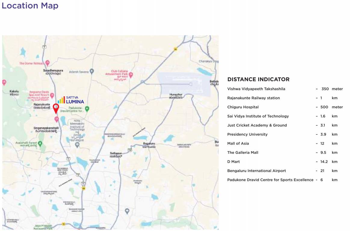 lumina Location Plan