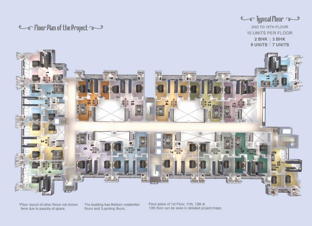 ram nivas Citizen Ram Nivas Cluster Plan from 2nd to 10th Floor