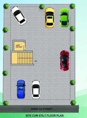  sri-lakshmi Sri Lakshmi Cluster Plan for ground Floor