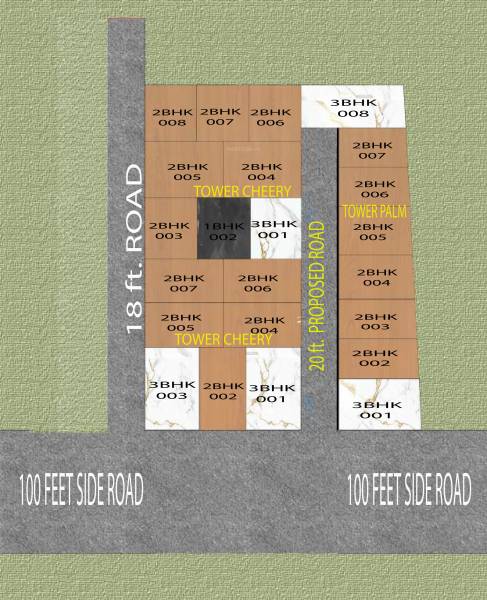  orchid-estate Layout Plan