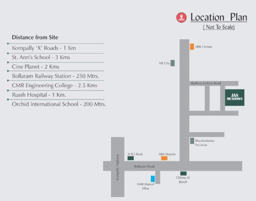  jas meadows Location Plan