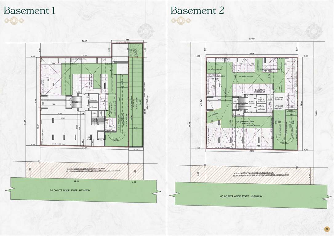  shivalaya 24 Shivalaya 24 Basement Cluster Plan