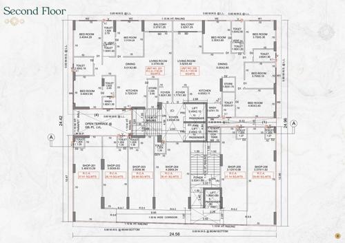  shivalaya-24 Shivalaya 24 Cluster Plan for 2nd Floor