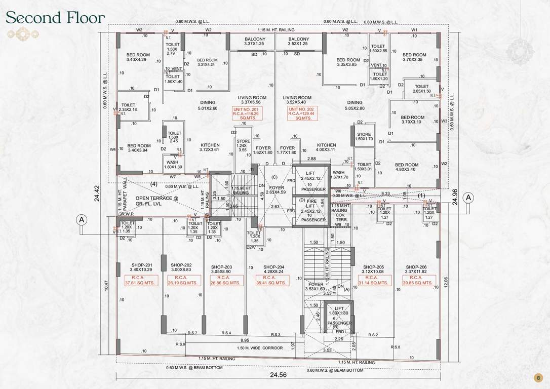  shivalaya 24 Shivalaya 24 Cluster Plan for 2nd Floor