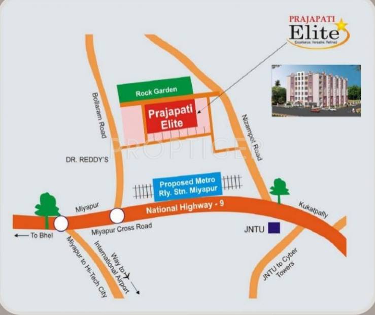  elite Images for Location Plan of Prajapati Elite