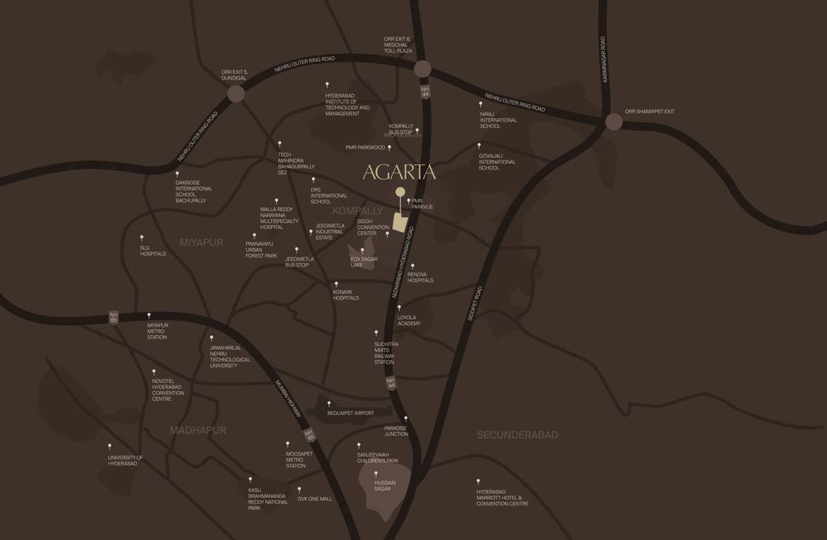  agarta Location Plan