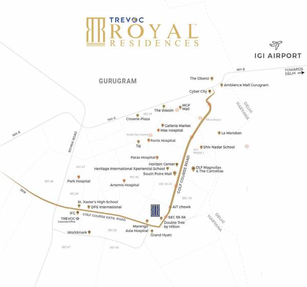 Location Plan royal-residences Location Plan