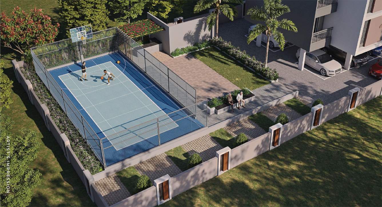  newton homes hadapsar near runwal seagull phase ii Basketball Court