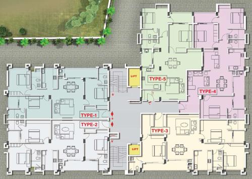 Lotus Crystal Cluster Plan from 1st to 6th Floor lotus-crystal Lotus Crystal Cluster Plan from 1st to 6th Floor