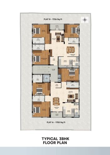  snkp-illam SNKP Illam Cluster Plan from 1st to 5th Floor