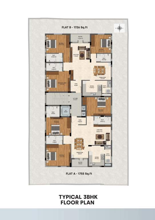  snkp illam SNKP Illam Cluster Plan from 1st to 5th Floor