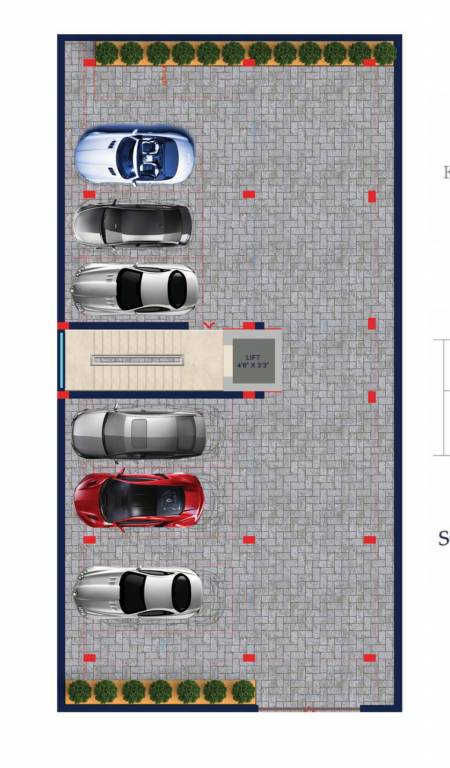  twin Plot No 99 And 100 Cluster Plan For Ground Floor