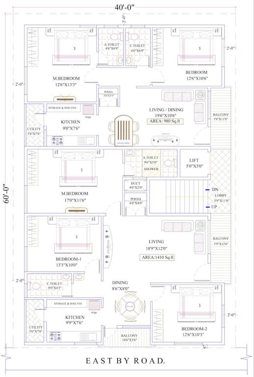  golden enclave Golden Enclave Cluster Plan from 1st to 5th Floor