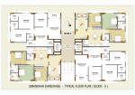  simandhar-shreerang Block A Typical Cluster Plan