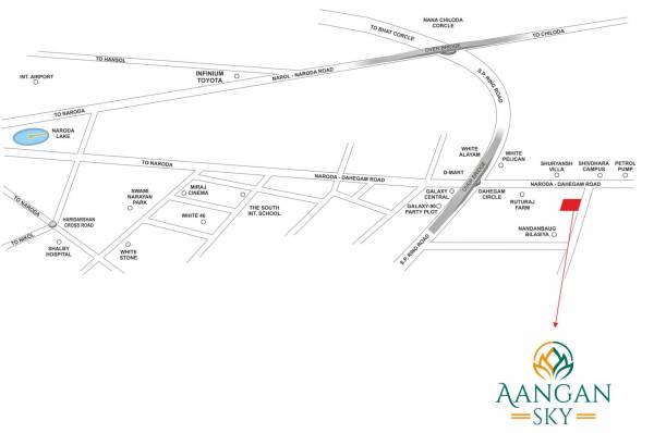  aangan-sky Location Plan