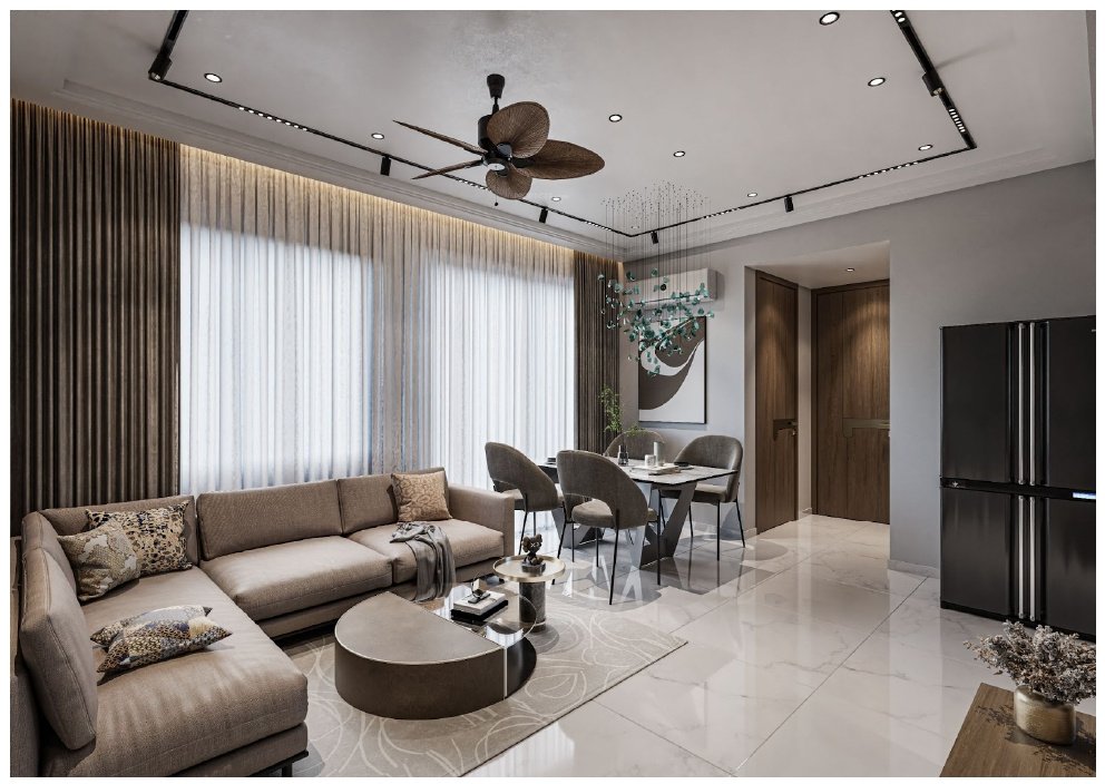  aangan sky Living Area