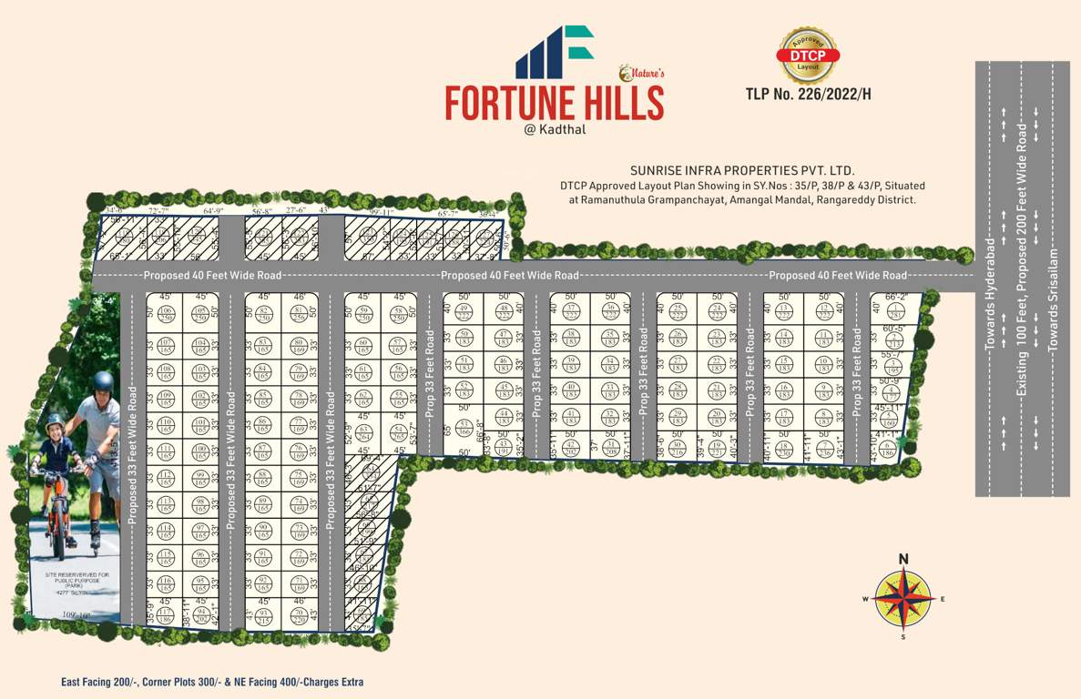  fortune hills Layout Plan