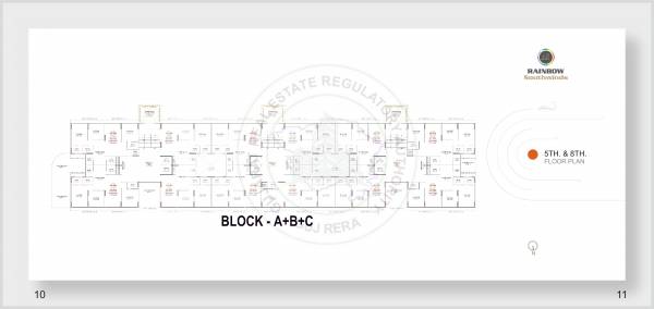  rainbow-south-wind Block A, Block B, Block C 5th And 8th  Cluster Plan